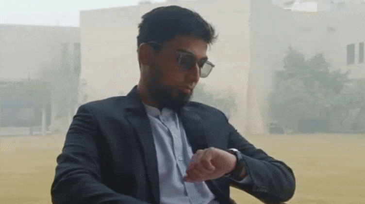 Muhammad Muneeb at office
