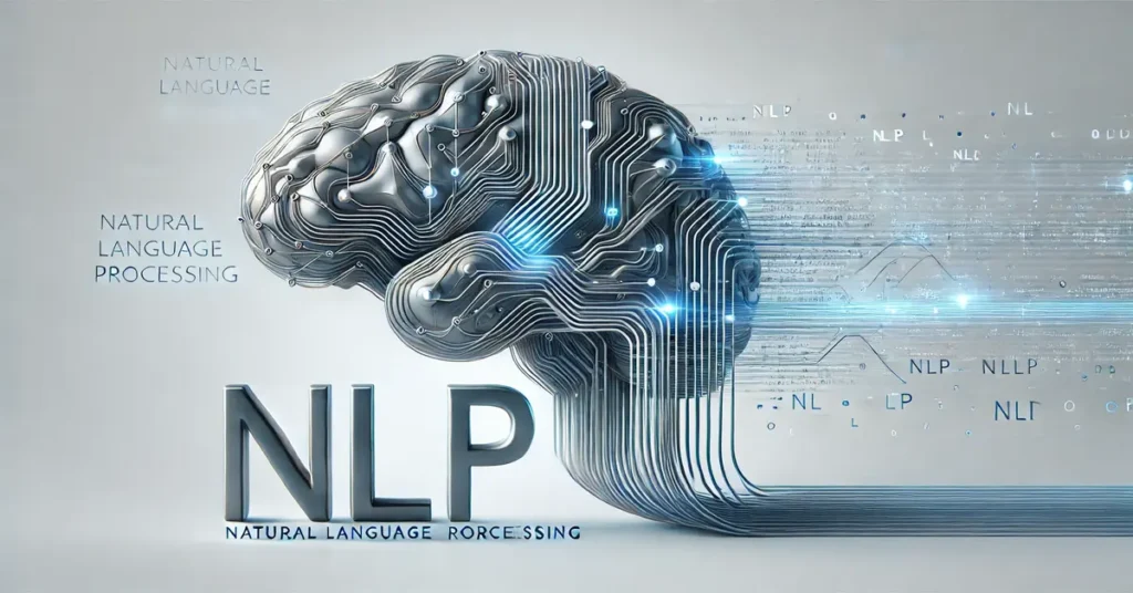 A brain representing Natural Language Processing (NLP)
